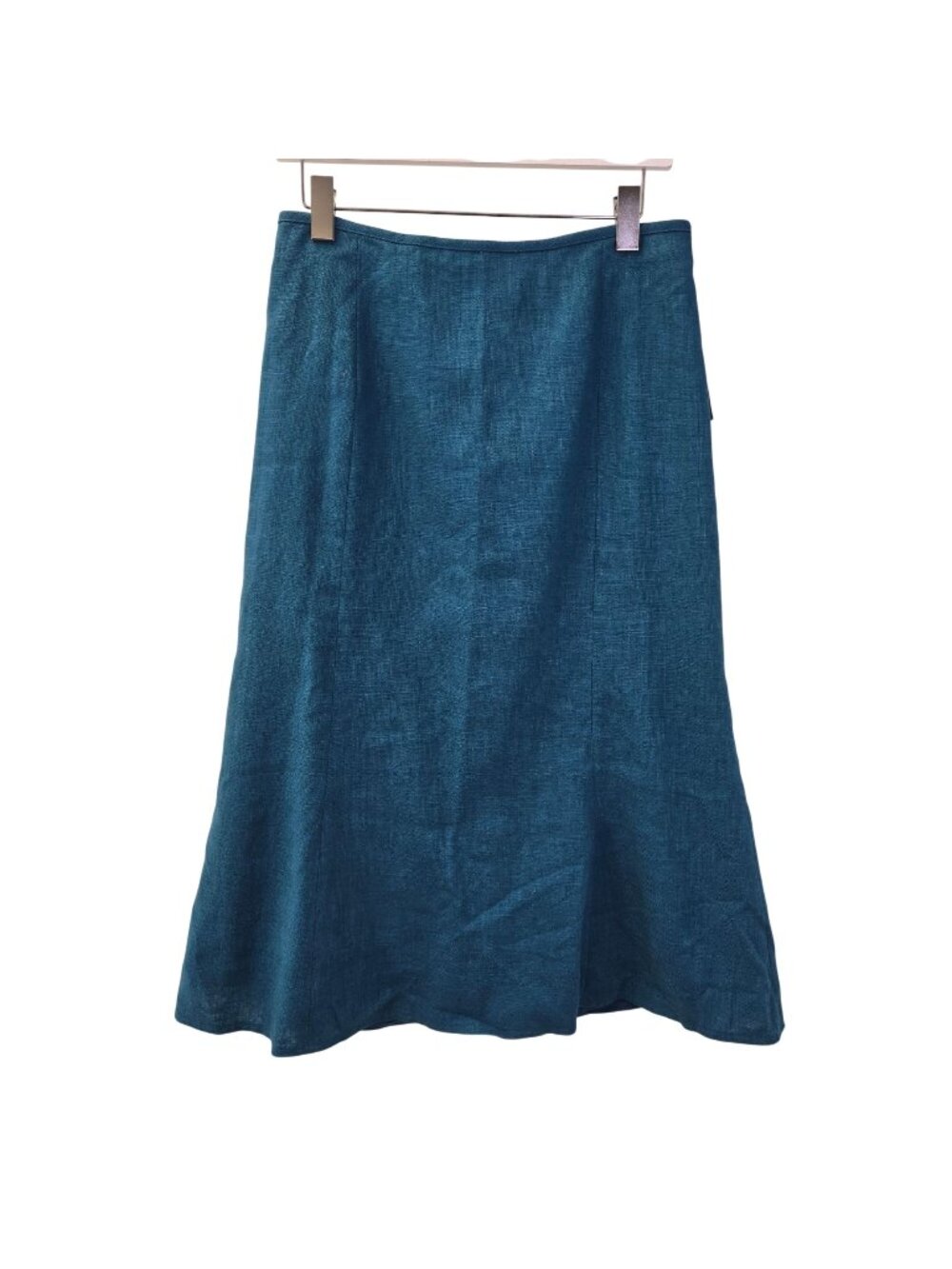 NWT Harve Benard 100% Linen A-Line Midi Skirt Size 6